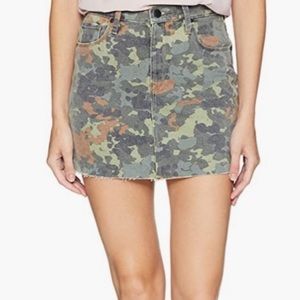 Hudson Camo Denim Skirt